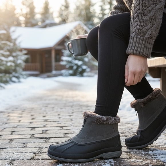 Propét NWT Women's Lumi Ankle Snow Booties - Picture 1 of 11